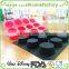 Hot selling! DGCCRF grade 12 muffins shaped silicone cake mould