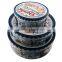 household cookies tin can,round tin can sets for cake candy,cylinder cookie tin can with CMYK printing