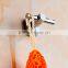 bathroom accessory with brass fancy single robe hook for shower rail.