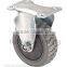 Ball Bearing Medium Duty Rotate Grey PU Caster Wheel