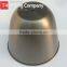 Top end stainless spinning round metal lamp shade