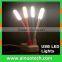 Cheap Price USB Led Light mini desk lamp for Notebook Laptop PC 360 degrees rotation