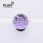 purple color round crystal glass cabinet kitchen pull