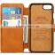 Leather Wallet Mobile Phone Case Stand with card slot for iPhone 7 iPhone 6/6S Flip cover wallet case