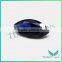 European machine cutting 34# synthetic corundum marquise fake blue sapphire rings