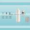WY0106 PP airless bottle, 50ml, 75ml,100ml airless bottle with silver shoulder