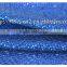 Polyester shiny blue sequin upholstery fabric Tulle Fabric for summer