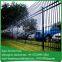 Spear top tubular iron fence security fencing for border warning