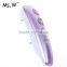 electric LED microcurrent handheld vibrating comb breast massage machine,Health care product with screen