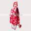 Red Folding Lightweight Wheeled Grocery Cart Shopping Trolley Bag
