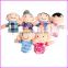 Hot Sale 6PCS Baby Kids Plush Cloth Play Game Learn Story Family Finger Puppets Toys Set