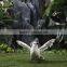 Stand Sideway Black Realistic Decorative Battery Flying Dove Toy