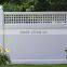 Vinyl Privacy Fence with Trellis Top