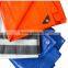 Orange color poly water resistance material tarps,waterproof tarpaulin backpack