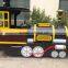 Kids trackless fun train, Mini electric train, Sighseeing electric train, Tourists use train