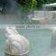 Hot spring cold fog water fountain
