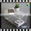 Clear acrylic sofa table PMMA living room table glass coffee table from china manufacturer