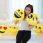 2015 promtion gift smiley emoticon custom printing decorative cute emoji cushion custom whatsapp plush pillow emoji