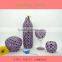 Elegant Beautiful Purple Home Decoration Handmade Mosaic Florist Glass Vase