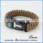 Wilderness Survival Guide Braided Military Bracelets Camping Hiking Gear