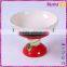 Christmas decoration ceramic cheap dinner plates holder