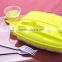 Wholesale Foodgrade plastic lunch box with fork and knife/plastic lunch box