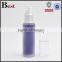 50ml cosmetic lotion custom design glass bottle high grade frosted custom glass bottle matte silver aluminum pump pet cover