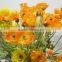 hand made artificial silk flower decorative fabric poppy flowers