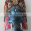 Wooden Mask of Hindu Lord Ganesh Wall Hanging Made In Nepal