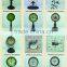 Hot sale Home decor antique decorative desk table metal clock wooden clock