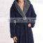 100% polyester shaggy fleece men's robe, men's hoodies bathrobe,fluffy bath robe