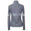 women clothing plus size long sleeve shirt garment high collar floral print laides blouse winter