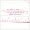 Kearing Grading Triangle Rulers Transparent Acrylic Scale Triangular Rulers with Protractor # T045