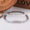European style cross charms stainless steel bangle fashion mens Italian charms bangles for Christmas Gifts