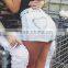 Runwaylover 5301 High Quality Ladies High Waist White Sexy Denim Shorts