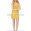Slim fit sleeveless wrap front summer dress for woman dress 2016