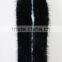 100% Modacrylic Women's Long Faux Fur Pull Through Scarf