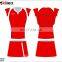 Professional Red Short Sleeve Women Volleyball Jersey
