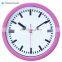 (HC2407)7 inch small plastic home decoration wall clock