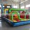 adult & kids challenge course obstacle inflatable with water pool for rental