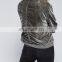 Reversible Wool Fabric Clothing New Arrival Pressed Pleat on Back Slivery Diamond Velvet Coat Designer Apparel China