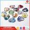 High Quality Heart Shape Tin Button Badge/Safety Pin Badge
