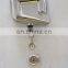 Hot Sale Square shape Metal Retractable Pull Reel Key Holders