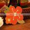 Flower shape brown kraft paper gift cards wholesale