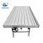 Ebb and flow rolling bench greenhouse with high quality ABS tray