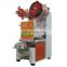 top quality fast speed juice cup filling and sealing machine paddy tea drink sealing machinery