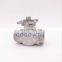 High quality stainless steel high platform ball valve 1/2 3/4 inch BSP female DN15/20 SS304 L type T flow 3 way water ball valve
