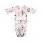Infant Christmas Raglan Gown Toddler Sleeper Baby Gowns