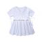 Wholesale baby girl linen clothing ruffles summer princess children clothes girl dresses