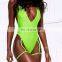 RST Neon Thong bikini custom logo bikinis 2020 women swimwear beachwear buckle swimwear